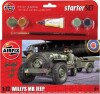 Airfix Starter Set - Willys Mb Jeep - 1 72 - A55117A
