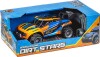 Fjernstyret Bil - Jeep Racing Dirt Stars - 1 18 - Blå Og Orange