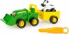John Deere Traktor Legetøj Med Anhænger - Build A Buddy
