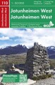 Jotunheimen West Hiking Cycling Map