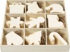 Juleophæng - Julefigurer - Str 7-9 Cm - Tykkelse 4 Mm - 90 Stk