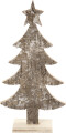 Juletræ I Træ - Julepynt - H 18 Cm