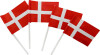 Kageflag På Pind 50 Stk 45 X 30 Mm - Scanseason