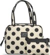 Karen - Toilettaske Sæt - Bright Dots - 2 Stk Cosmetic Bag With Handle