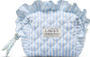 Karen - Lille Toilettaske - Blåhvid Stribet - Small
