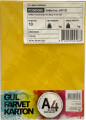 Karton A4 220 G - 10 Ark - Gul