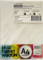 Karton A4 220 G - 10 Ark - Hvid