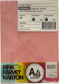 Karton A4 220 G - 10 Ark - Pink