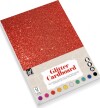 Karton A4 Glitter - 200 G - 10 Ark Assorterede