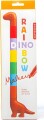 Kikkerland - Regnbue Dino Tusch - Rainbow - Mini-Sized