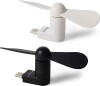 Kikkerland - Usb-C Phone Fan - Mini Mobil Blæser