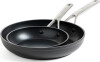 Kitchenaid - Forged Hardened Aluminium Frypan Set 2Pcs - Black - 20Cm 28Cm