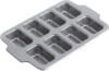 Kitchenaid - Metal Bakeware Mini Rectangular Cake Pan - Silver