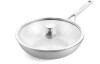 Kitchenaid - Multiply Wok With Lid - Silver - 28 Cm