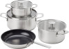 Kitchenaid - Stainless Steel Cookware Set Casserole With Lid 16Cm 20Cm 24Cm