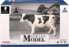 Ko Figur Sortbroget - Model Series - Animal Universe - 22X10X14 5 Cm