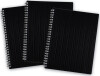 Kollegieblok A5 Linjeret Sort Pp 70 70 - Bright Office