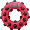 Kong - Hundelegetøj Med Pivelyd - Dotz Circle - 16 Cm