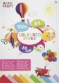 Kopipapir A4 80 G - Blok Med 100 Ark Assorterede