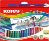 Kores - Filt Tuschpenne - 24 Stk