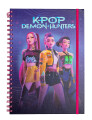 K-Pop Demon Hunters - Notesbog - A4 - Wiro