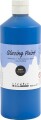Lasurmaling - Mat - Transparent - Blå - 500 Ml