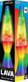 Lavazza - Lava Lampe - Hvid3-Farvet Regnbue Base - 37 Cm