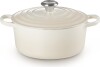 Le Creuset - Signature Round Cast Iron Casserole 26 Cm - Meringue