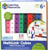 Learning Resources - Mathlink Cubes - Matematik For Begyndere Lsp4299-Sca