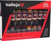 Vallejo - Game Color Maling Sæt - Leather Metal - 16X18 Ml