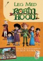 Robin Hood Bog - Med Lege Scener Og Klistermærker -Orange - 