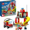 Lego City - Brandstation Og Brandbil - 60375