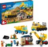 Lego City - Nedrivnings Kran Og Entreprenørmaskiner - 60391