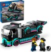 Lego City - Racerbil Og Biltransporter - 60406