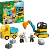 Lego Duplo - Lastbil Og Gravemaskine På Larvefødder - 10931