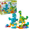 Lego Duplo - 3-I-1 Dinosaurer På Hjul - 10451