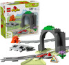 Lego - Duplo Town - Togtunnel Og Spor Udvidelsessæt 10425