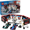 Lego - Lego City - F1 Garage Mercedes-Amg Og Alpine-Biler 60444