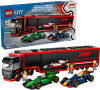 Lego - Lego City - F1 -Lastbil Med Rb20 Og Amr24 F1 -Biler 60445