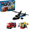 Lego - Lego City - Helikopter Brandbil Og Ubåd 60462