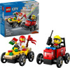 Lego - Lego City - Racerbilpakke Pizzabil Mod Brandbil 60458