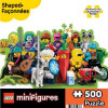 Lego - Minifigures Collage Puslespil - 500 Brikker - Assorteret