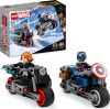 Lego Marvel - Captain America Og Black Widows Motorcykler - 76260