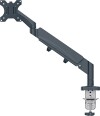 Leitz - Ergo Monitor Arm Space-Saving Single - Dark Grey