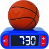 Lexibook - Digital Alarm Clock With 3D Basketball Night Light And Sound