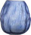 Creative Collection - Leyla Vase - Blå - Glas - H 22 5 Cm