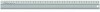 Lineal Aluminium 40 Cm - Med Gummibagside