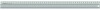 Lineal Aluminium 50 Cm - Med Gummibagside