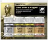 Vallejo - Metallic Maling Sæt - 4X35 Ml