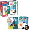 Clementoni Education - Little Match - Night Day - 6 Mini Puslespil